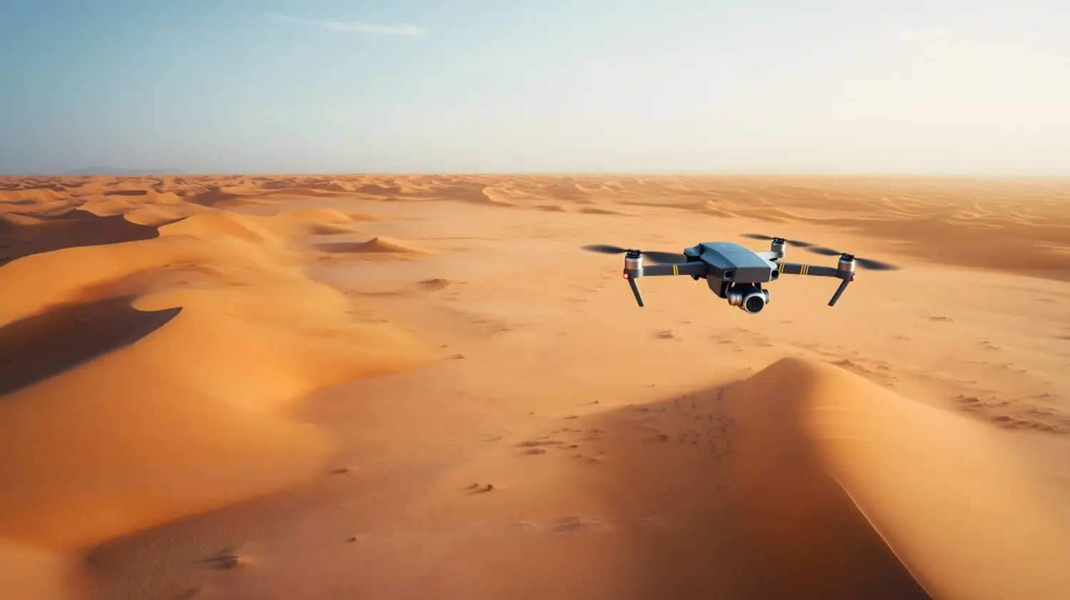 utere.sole! - Drohne in der Wüste